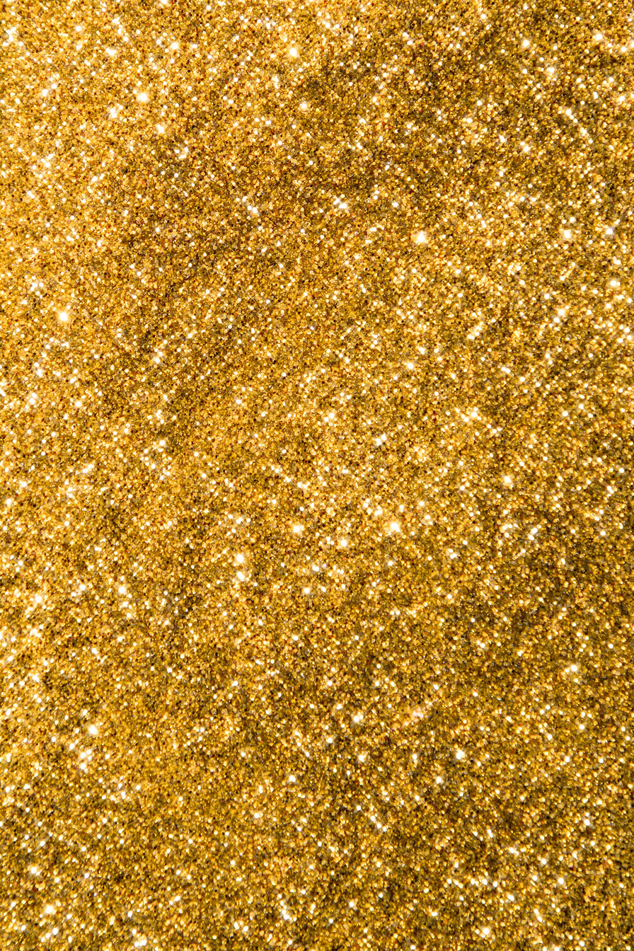 Golden Glittered Background 